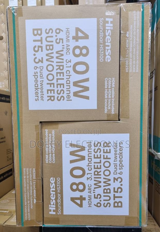 Hisense Hs3100 Soundbar | 3.1 Channel Soundbar - main view