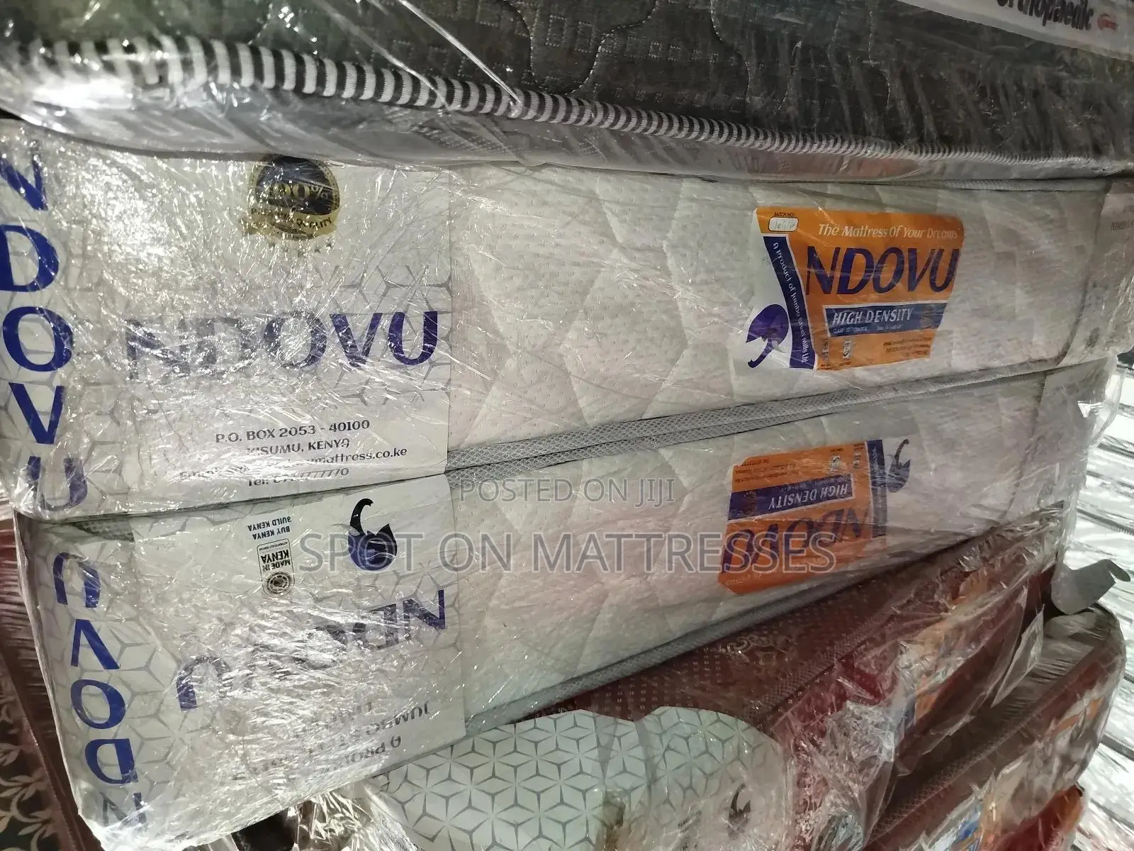 4by6 8inch High Density Quilted Mattresses.