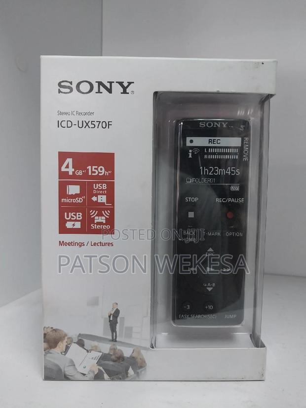 Sony Icd-Ux570f Digital Voice Recorder With Built-in Usb - thumbnail 2