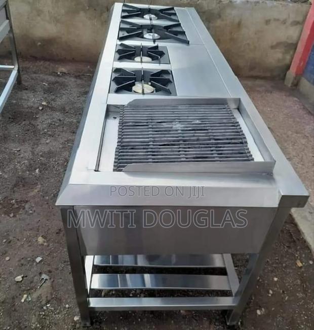 Four Burner Combined Unit