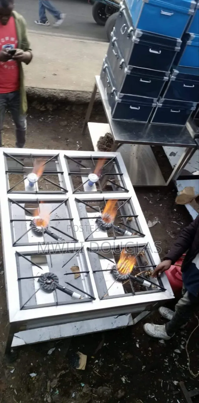 Six Burners Stainless
