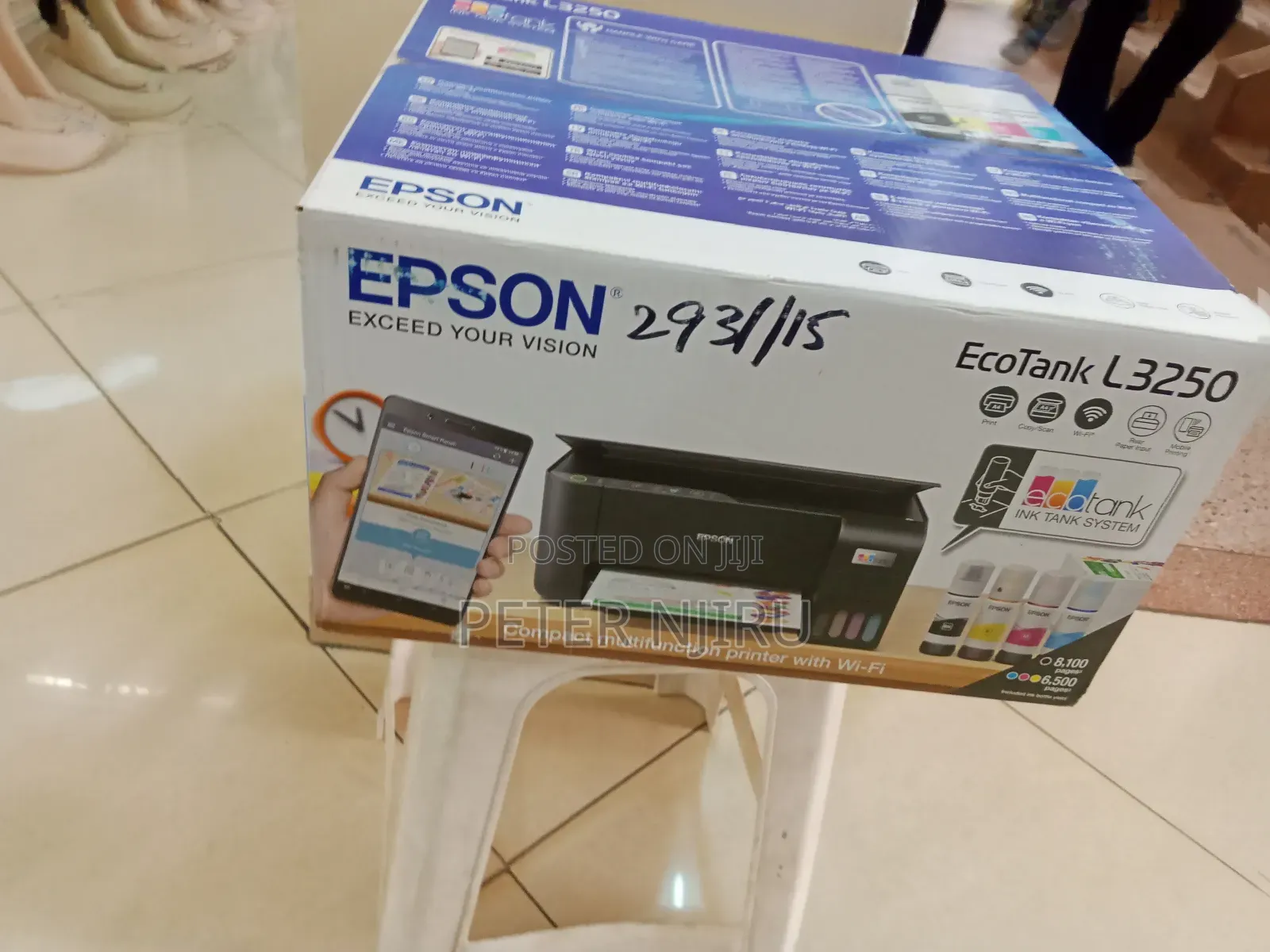 Epson Ecotank L3250 Printer With Wi-Fi
