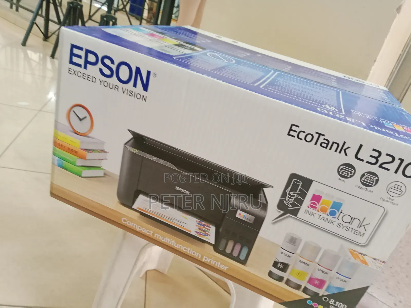 Epson Ecotank L3210 All-in-One Inkjet Printer