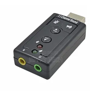 Mini External USB Sound Card 7.1 CH 3D Audio Adapter With 3.