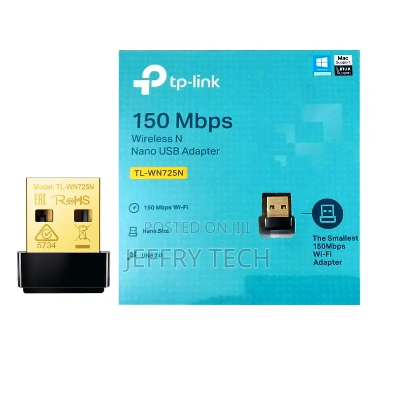 Tp-Link TL-WN725N 150mbps Wireless N Nano USB Adapter