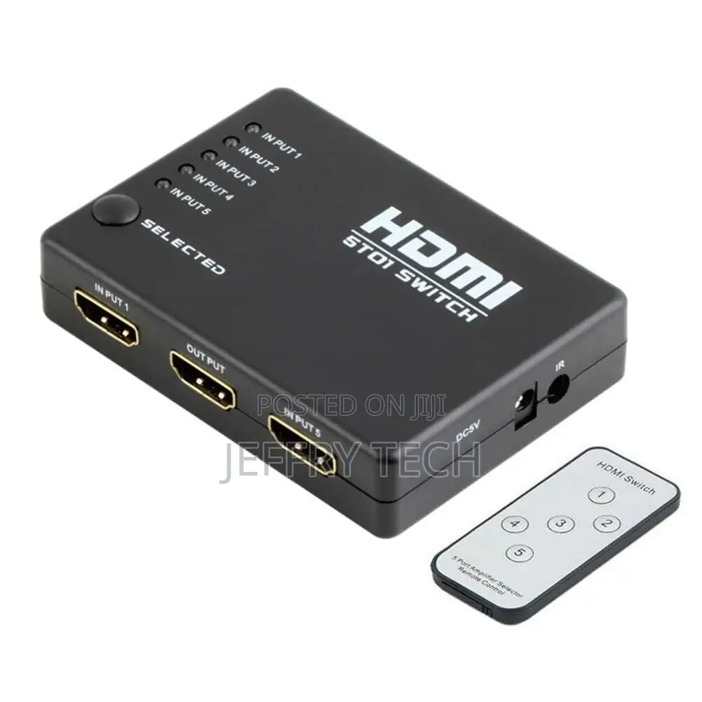 Powerbear HDMI Switch Splliter Box for HDTV PS3 DVD With IR