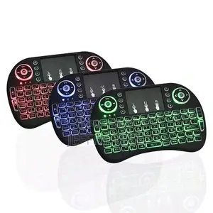 3 Colors Backlit Mini Wireless Keyboard 2.4ghz With Touchpad