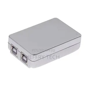 USB 2.0 Mini-Auto Sharing Hub With Two Ports for Computer PC