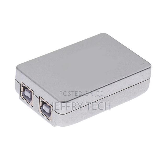 USB 2.0 Mini-Auto Sharing Hub With Two Ports for Computer PC - thumbnail 3