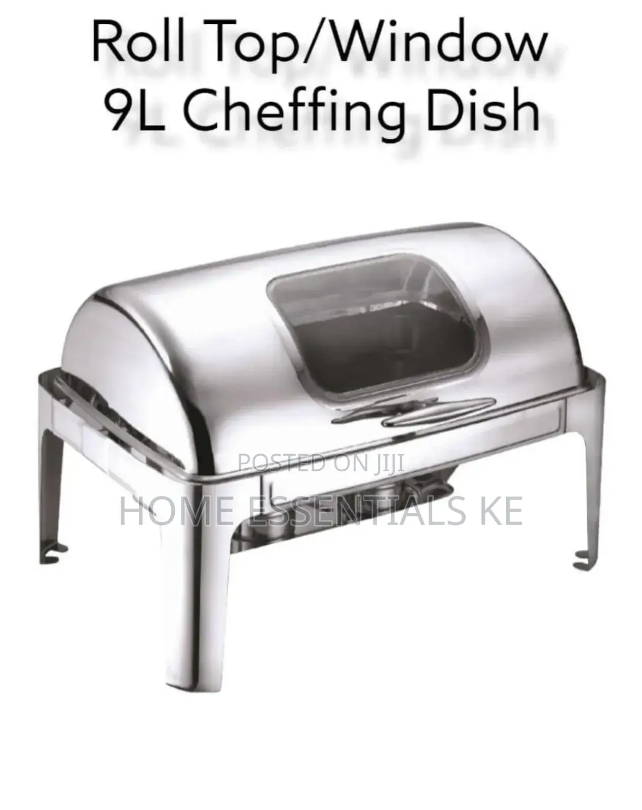 *Roll Top Rectangular Stainless Chaffing Dish* 9 Litres