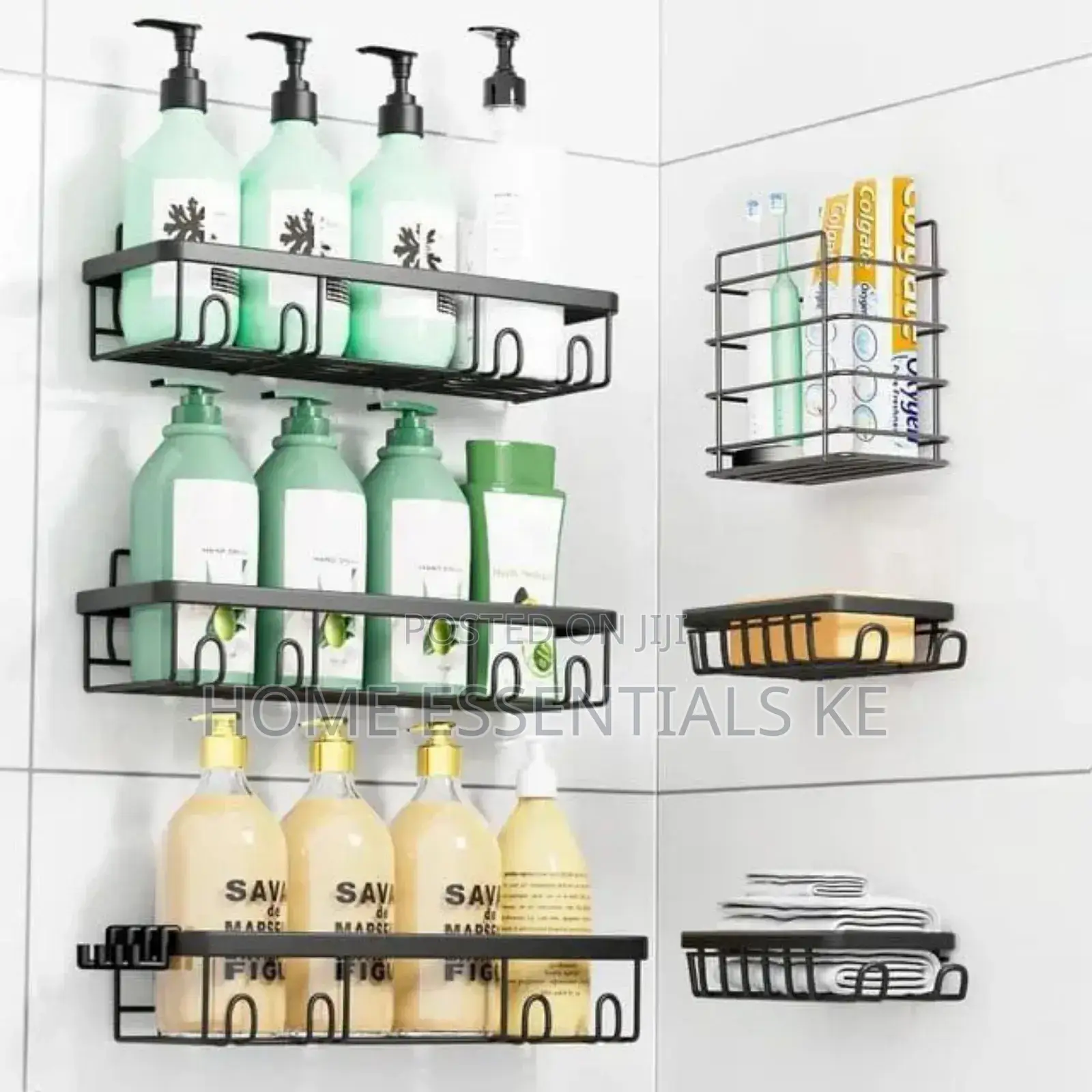 *6pcs Set Shower Caddy Shelf/Bathroom Organizer*