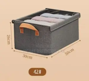 *Hard Fabric Collapsible Closet Organizer With a Cover