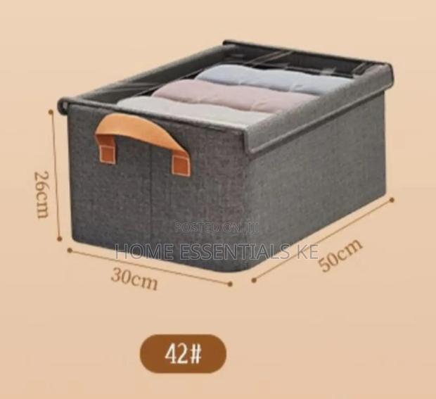 *Hard Fabric Collapsible Closet Organizer With a Cover - thumbnail 2