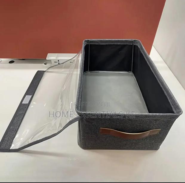 *Hard Fabric Collapsible Closet Organizer With a Cover - thumbnail 3