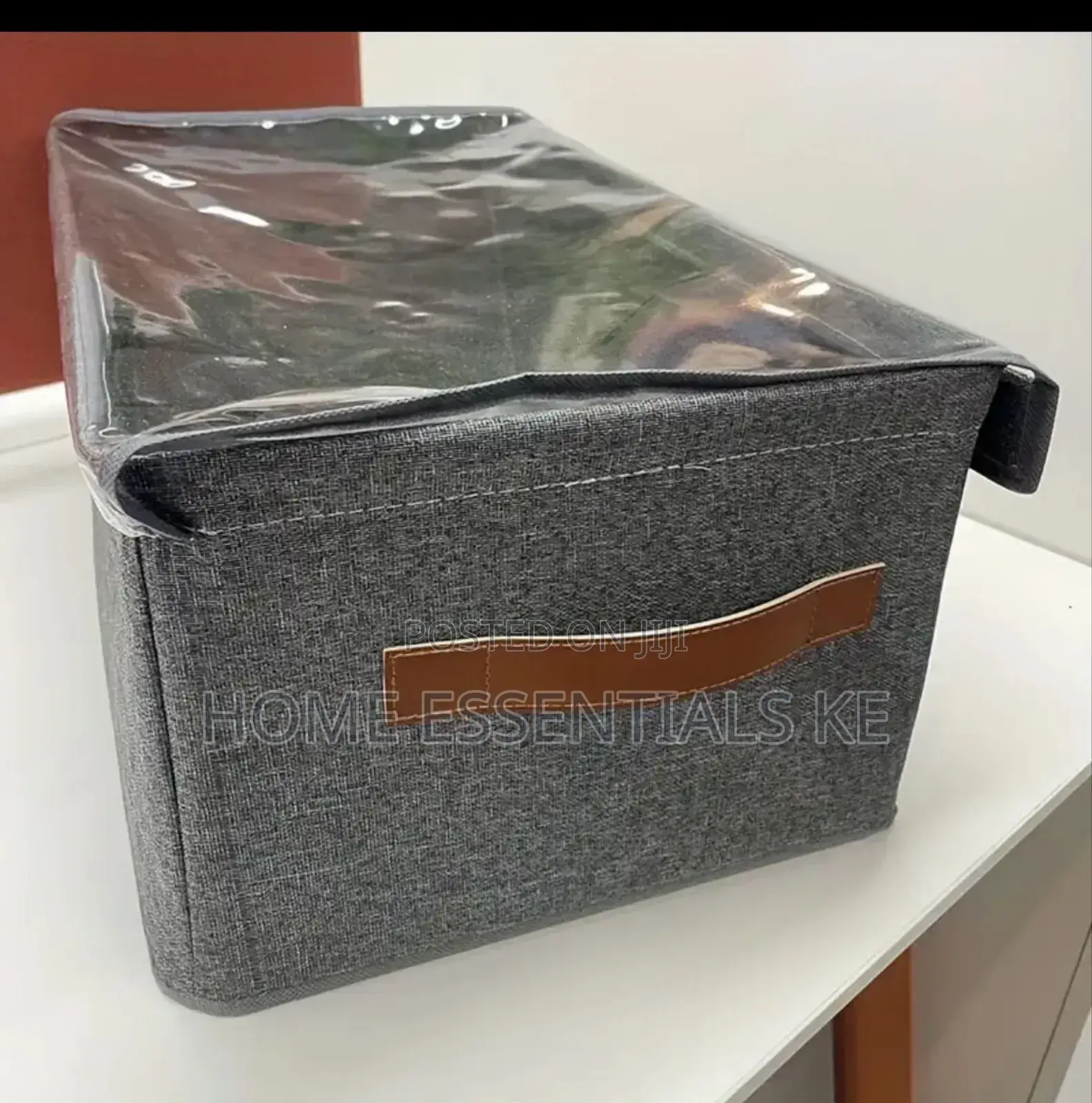 *Hard Fabric Collapsible Closet Organizer With a Cover