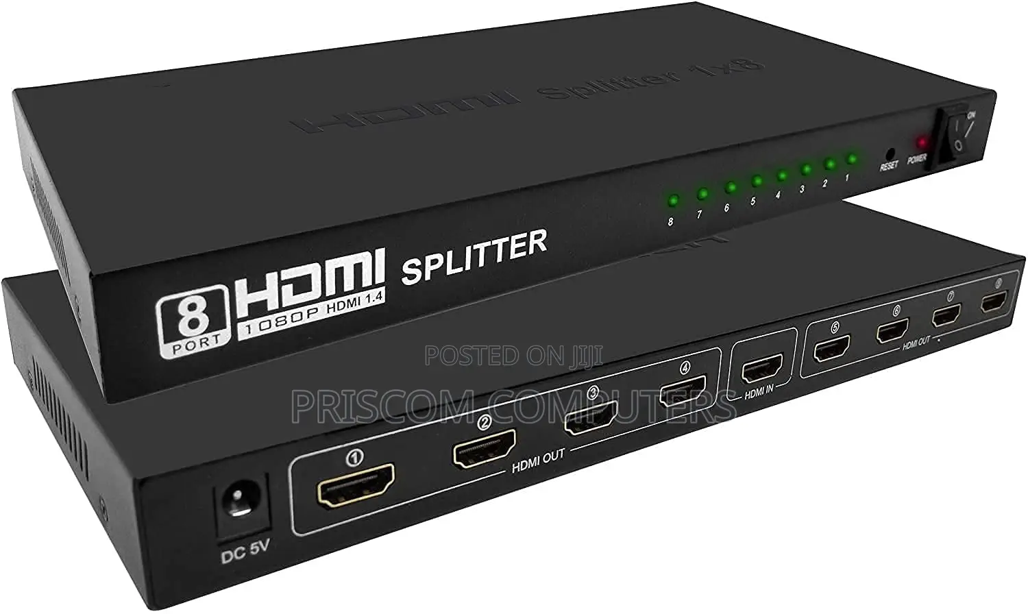 HDMI Splitter 1 in 8 Out, 1×8 HDMI Splitter 8 Port