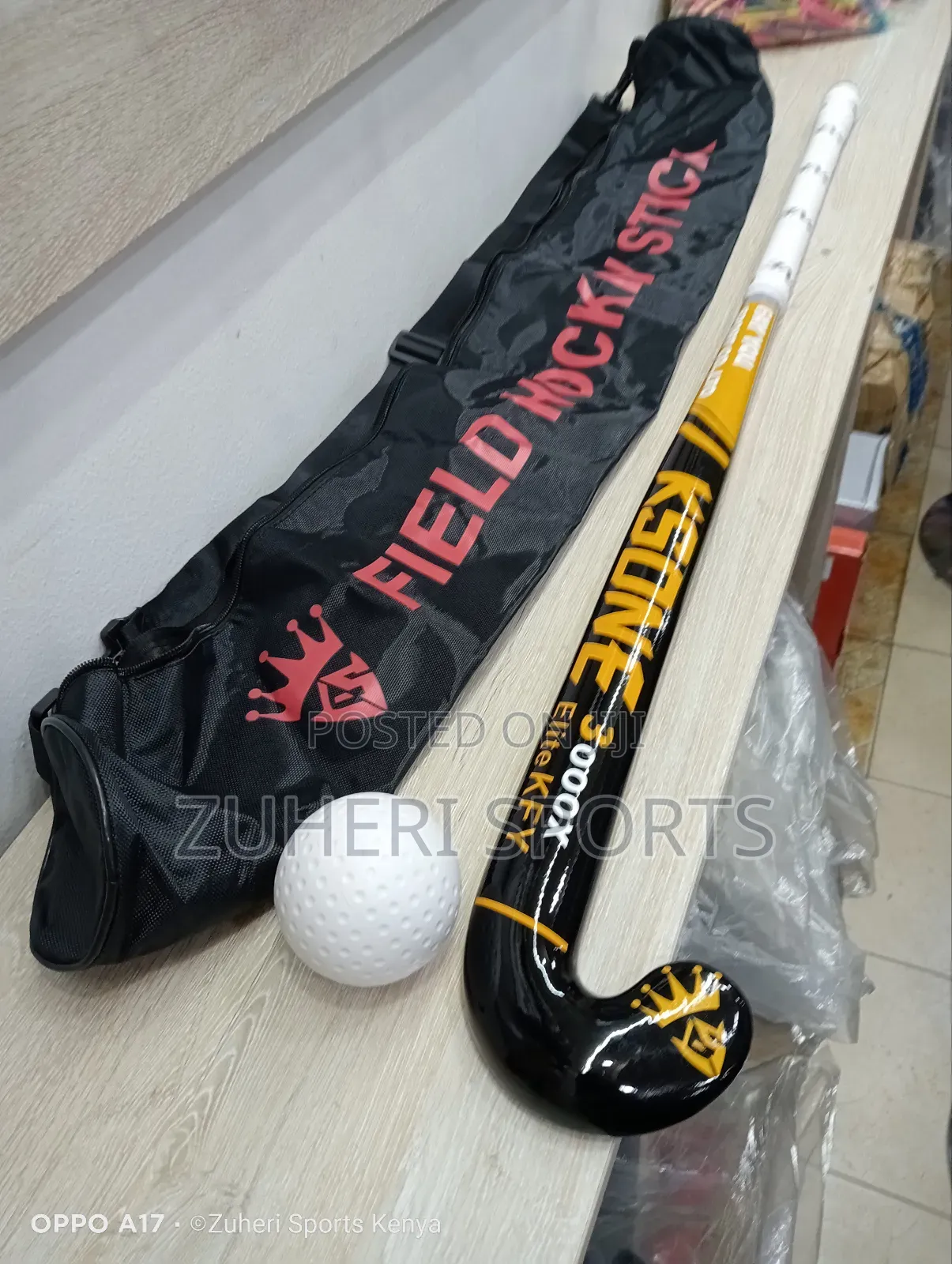 Field Hockey Set; Hockey Stick, Cork Bag. For Competition