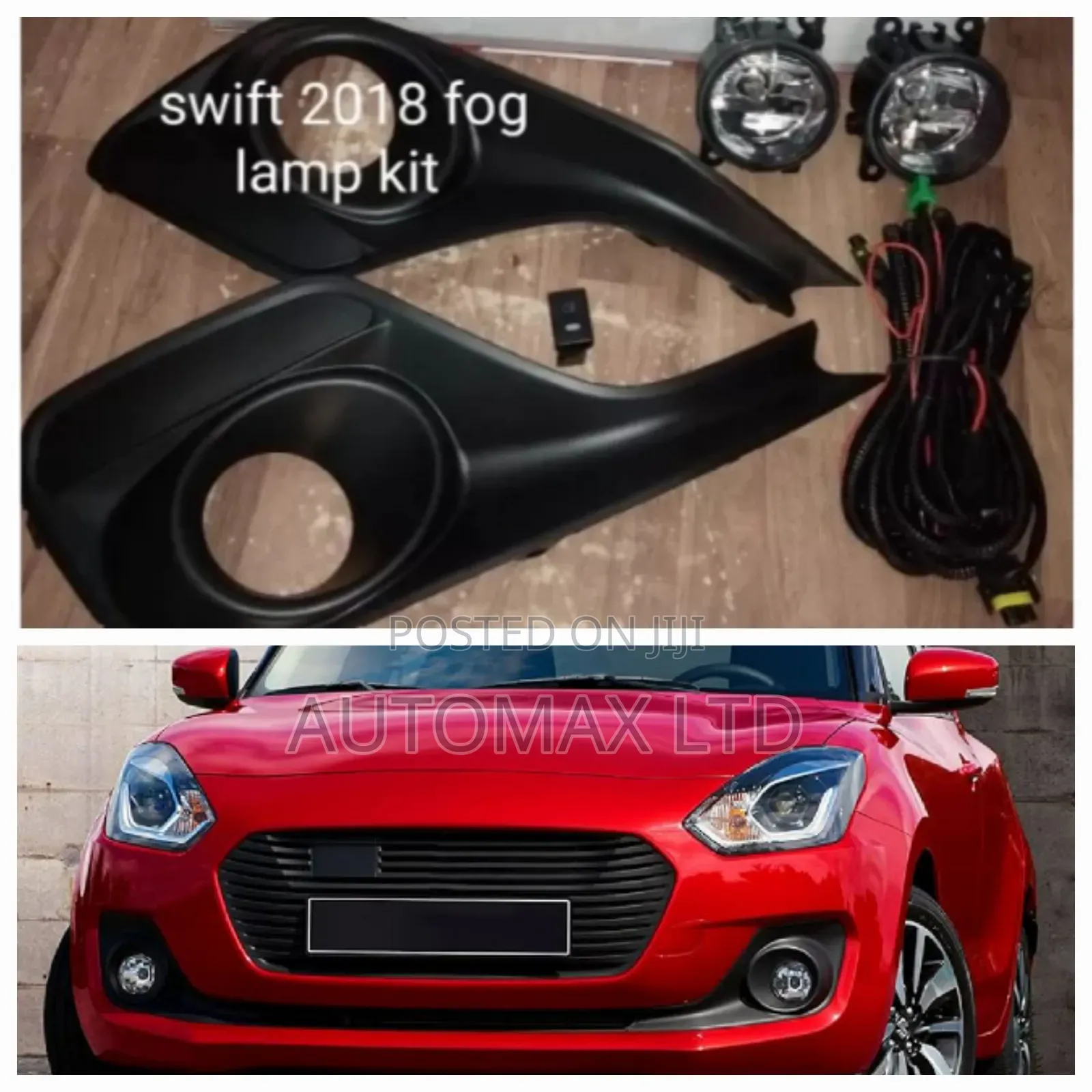 Yr2018+ Suzuki Swift, Fog Lamps Set With Covers (DRL)
