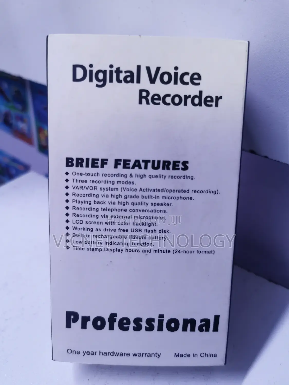 Stereo Digital Audio Voice Recorder