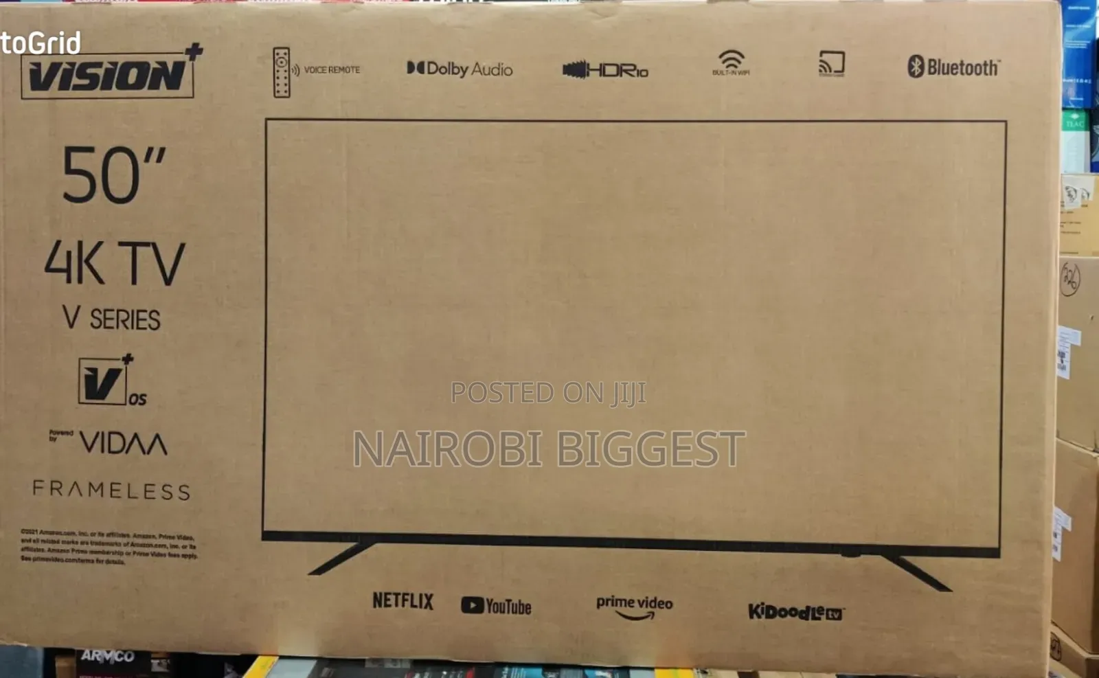 Vision 50" Smart Vidaa With Bluetooth Television