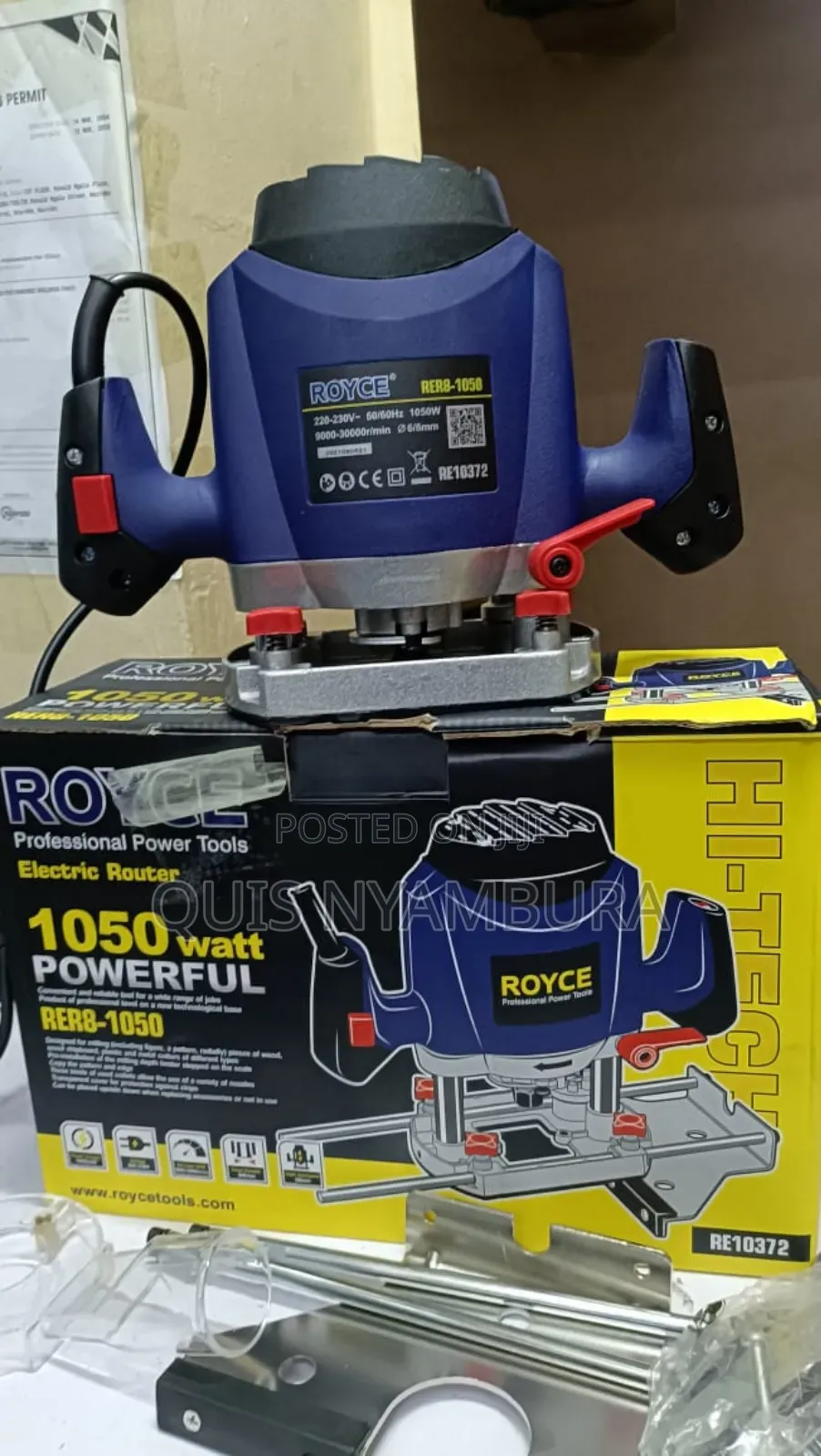Electric Router, Royce Wood Router