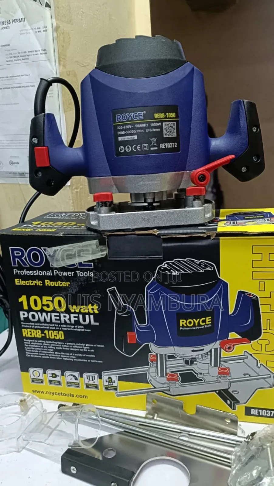 Electric Router, Royce Wood Router