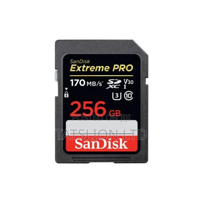 Sandisk 256gb Extreme Pro Uhs-I SDXC Memory Card for Camera