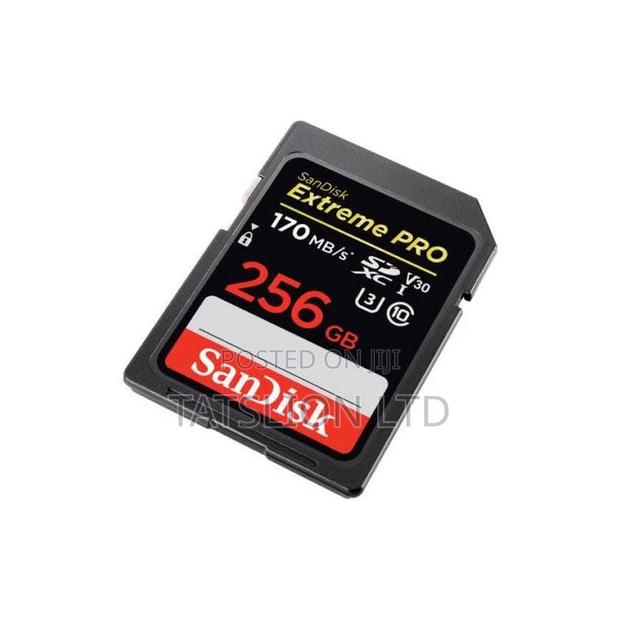 Sandisk 256gb Extreme Pro Card for Camera