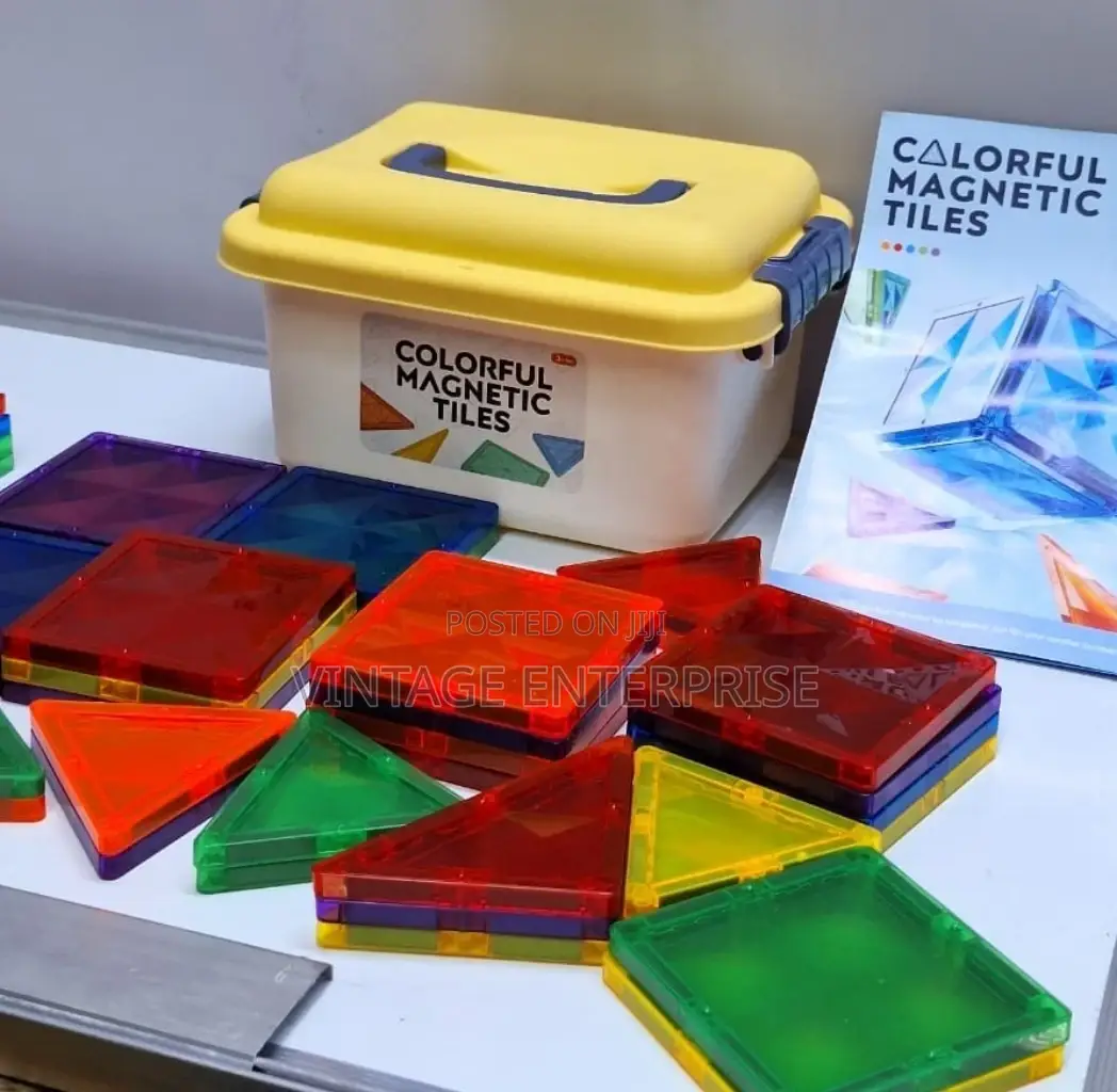 Magnetic Blocks,Kids Magnetic Tiles .