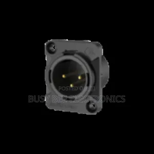 3 Pole XLR Female Socket Roxtone RX3FD-BG