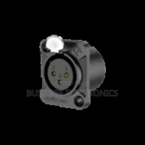 3 Pole XLR Female Socket Roxtone RX3FD-BG