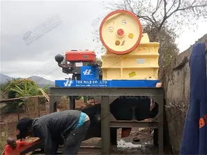 Mining Machinery PE900X1200 Concrete Jaw Crushing Machine