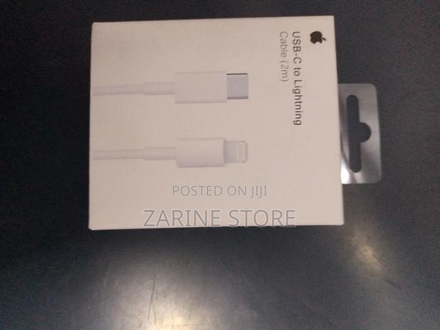 Fast Charging 2 Metres USB C to Lightning Cable - main view