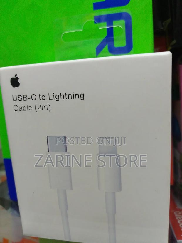 Fast Charging 2 Metres USB C to Lightning Cable - thumbnail 2