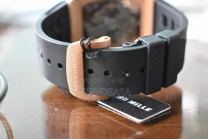 Richard Mille Rose Gold Black Rubber Straps Chronograph Watc