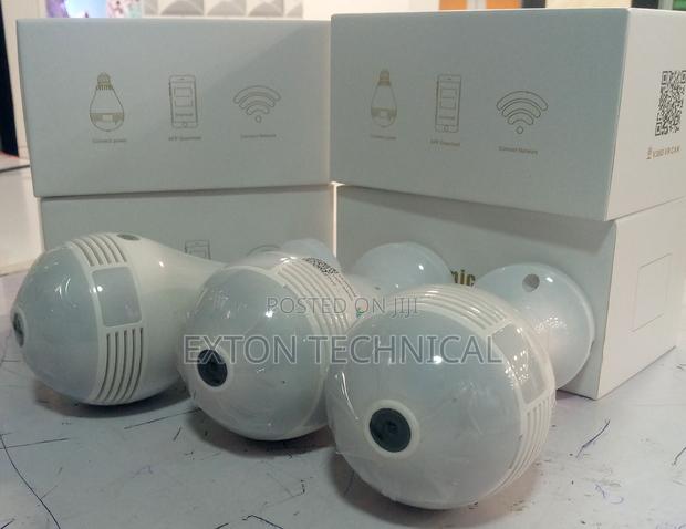 V380 Bulb Light Wireless Panoramic Nanny Camera