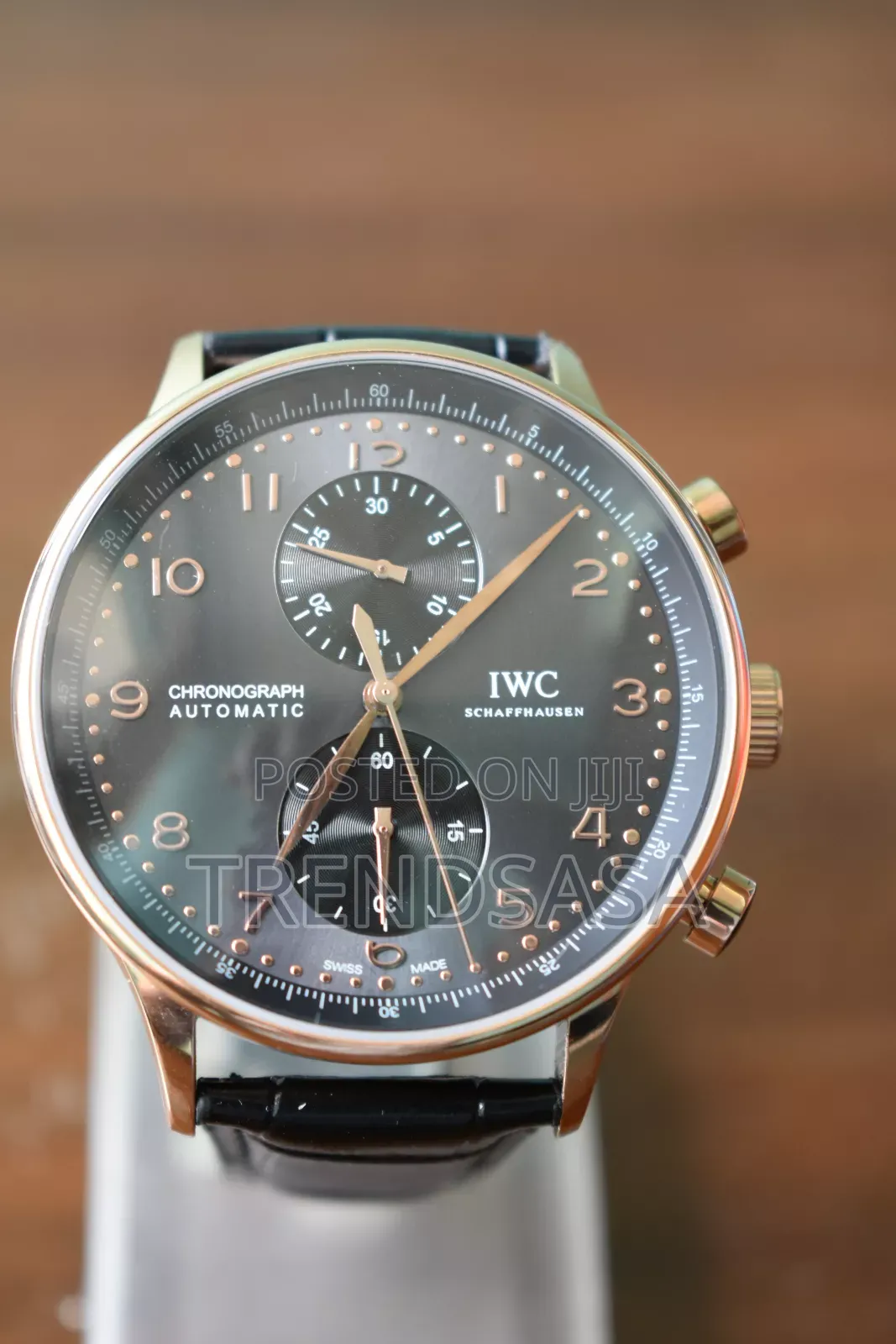 Iwc Shaffhasen Portugieser Black Rose Gold
