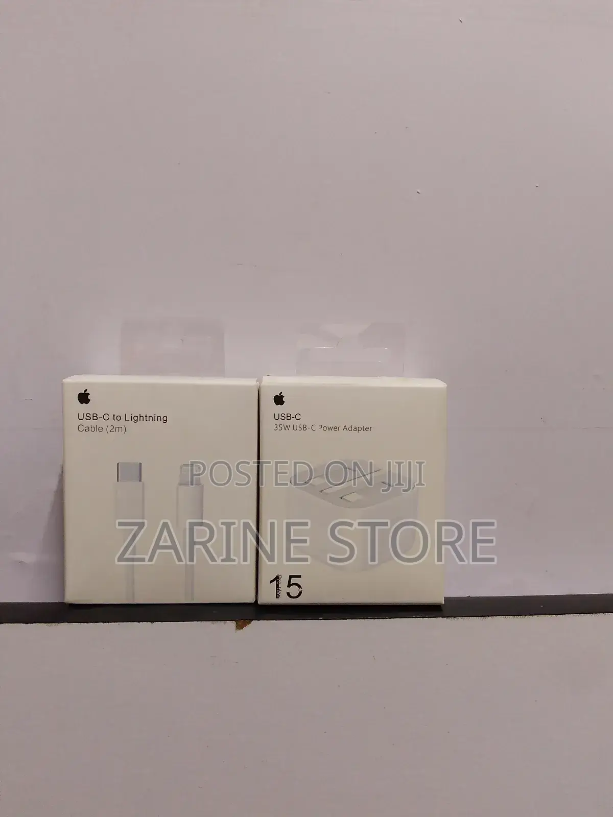 35W Power Adapter With USB C Lightning Cable 2 Metres Long