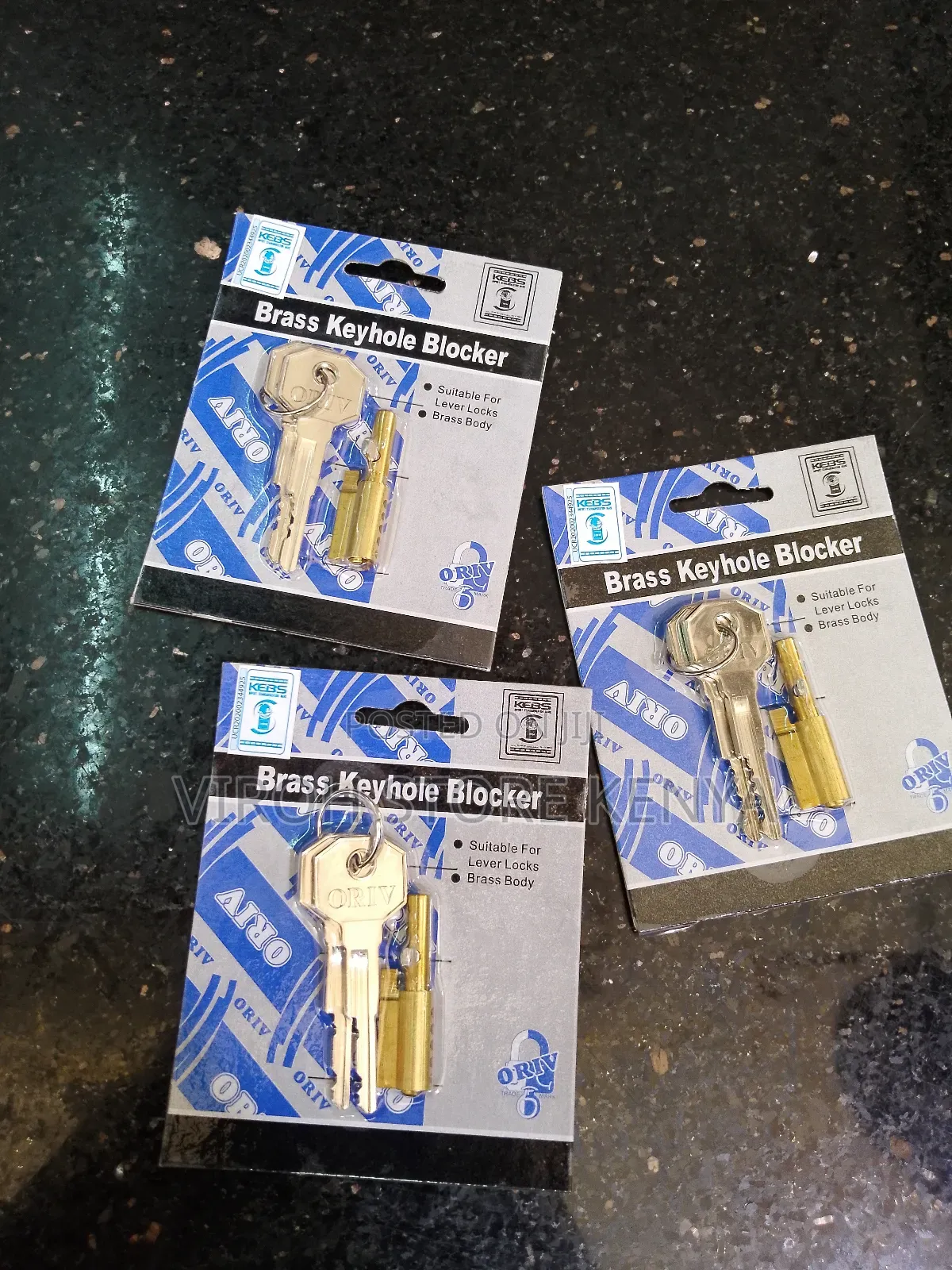 Antigen Key Key Hole Blocker - Brass