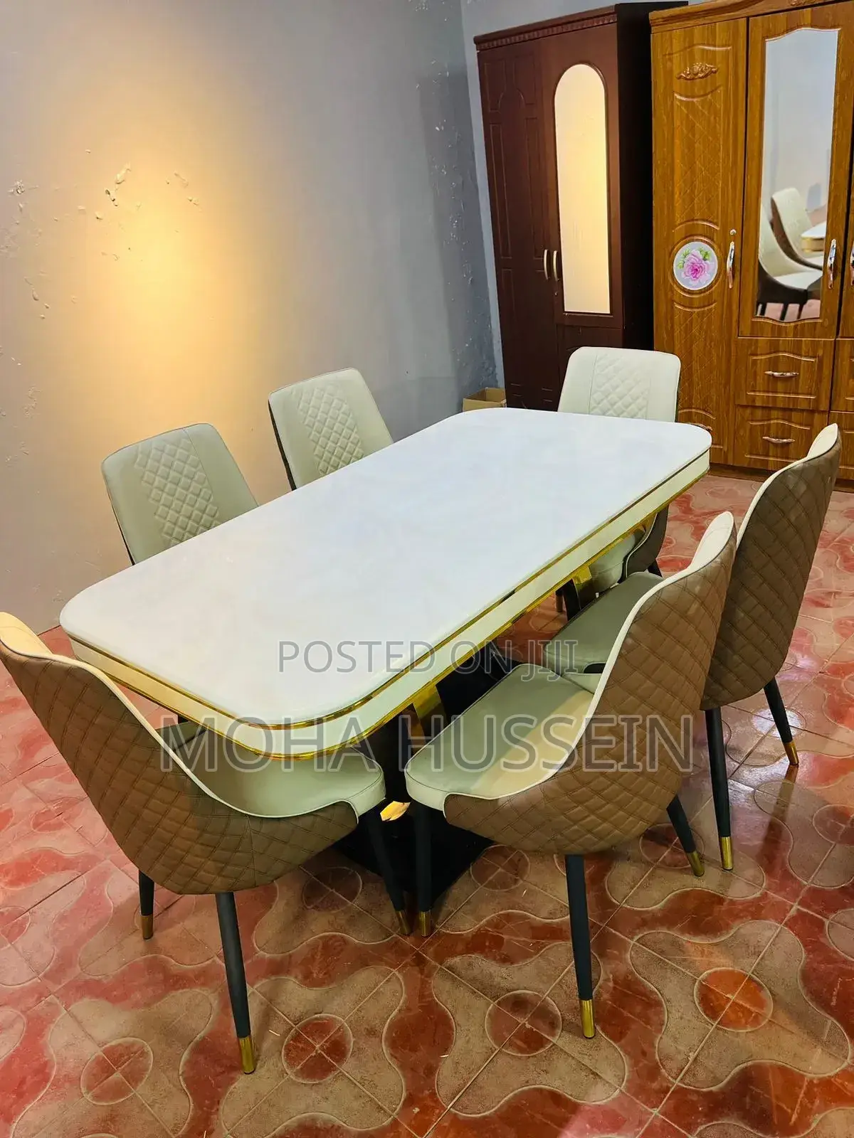 New Modern Marble Dining Table