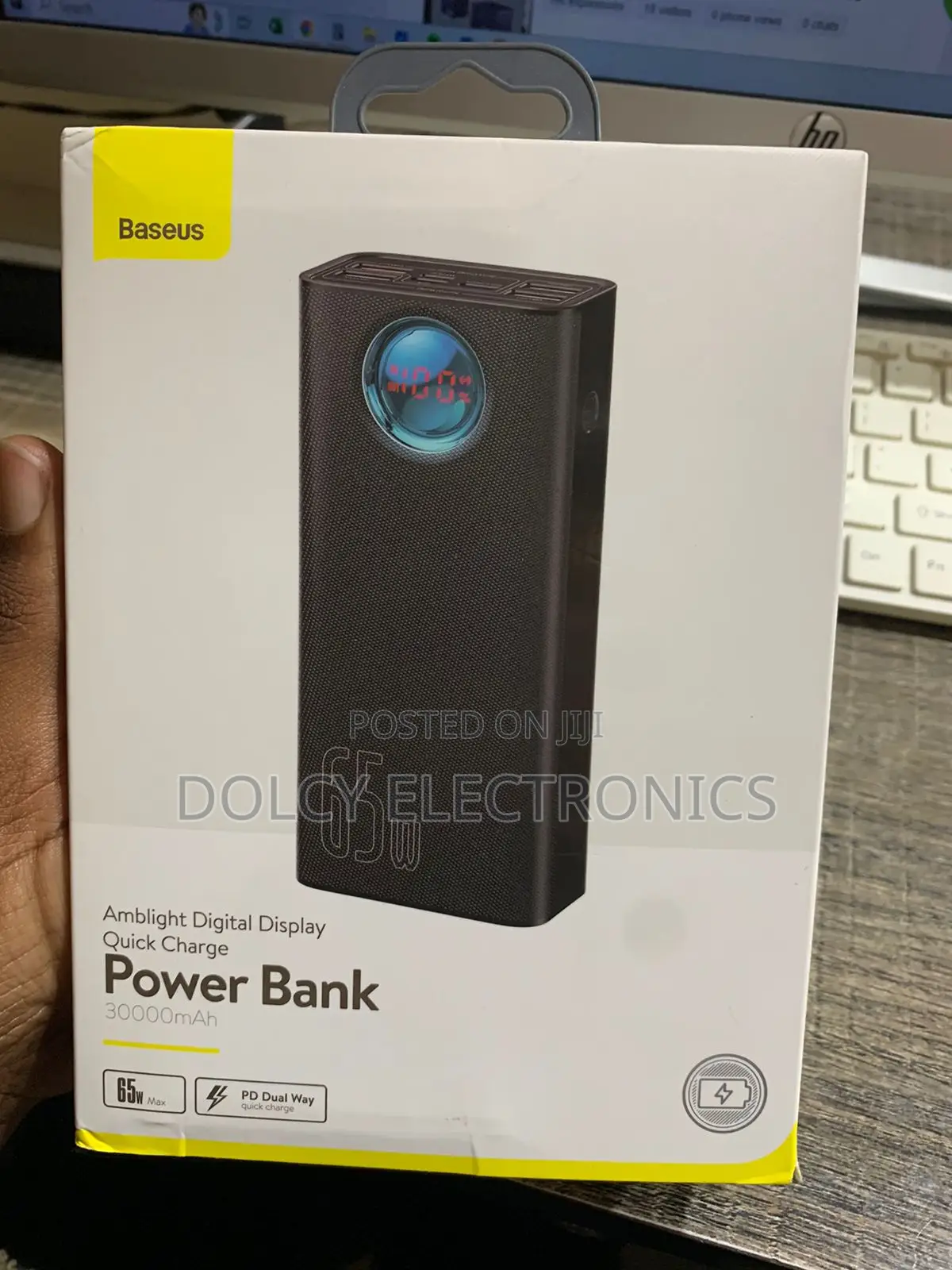 Baseus Amblight Power Bank 65W 30000mah