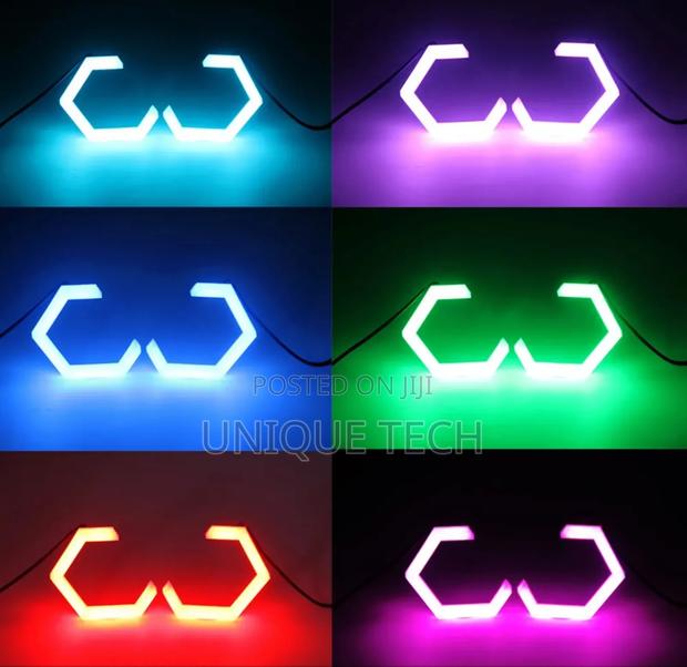 Hexagon Ring Lights RGB - 2 PCS