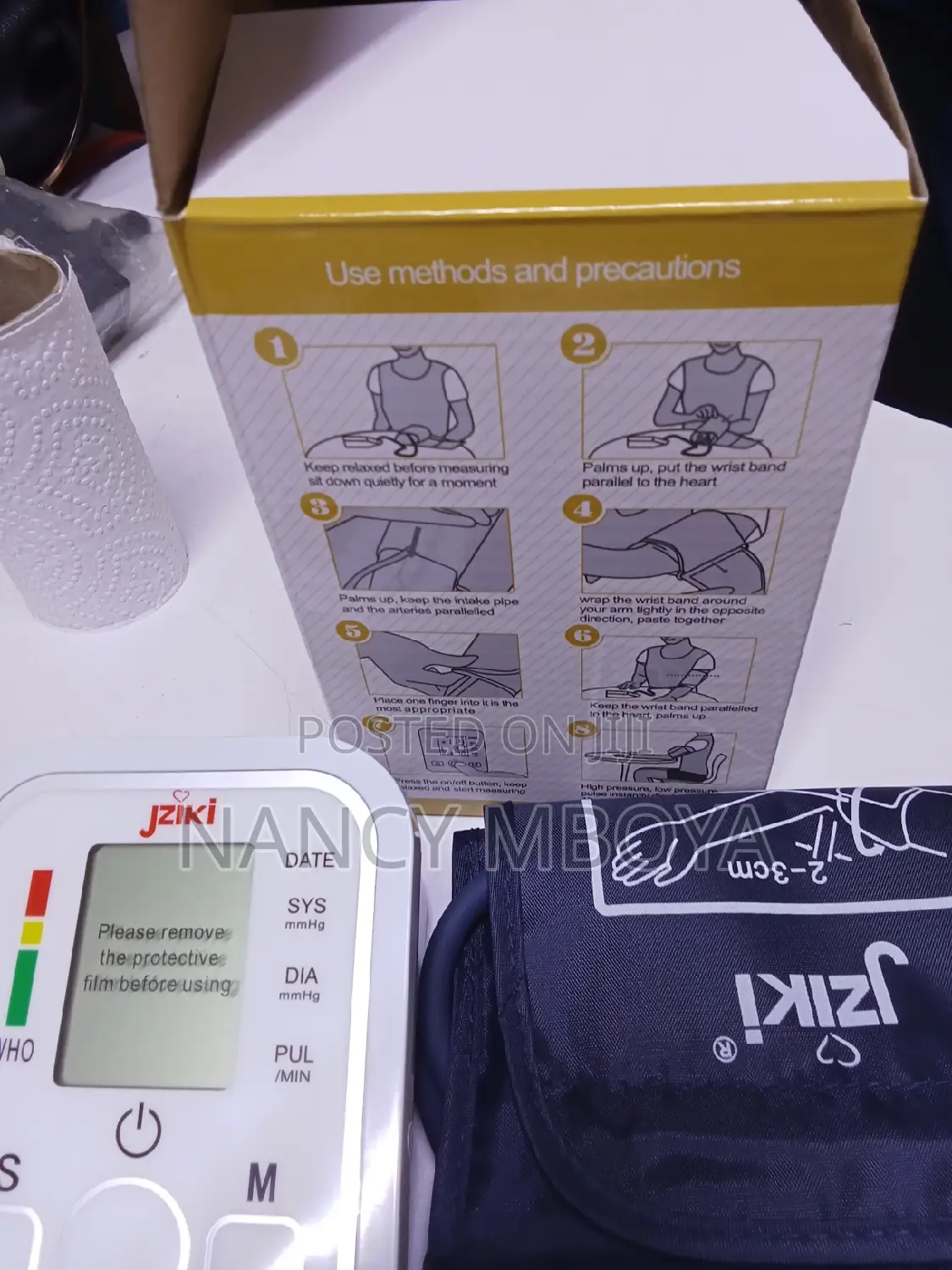 Automatic Electronic Blood Pressure Monitor Jziki