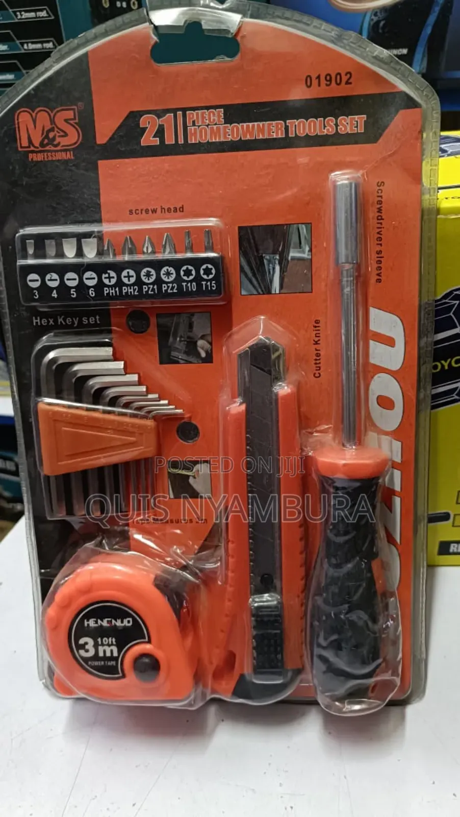 Home Toolset, 21pieces Homeowner Toolset