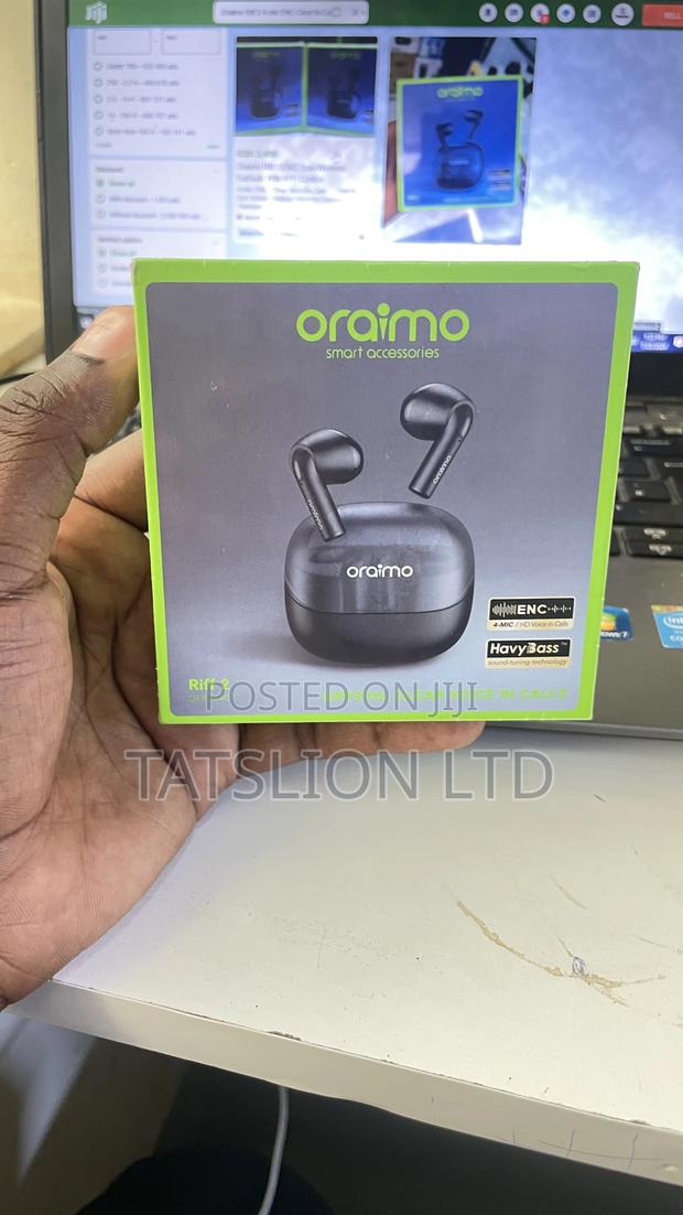 Oraimo Riff 2 4-Mic ENC Clear in Calls Wireless Earbuds - thumbnail 3