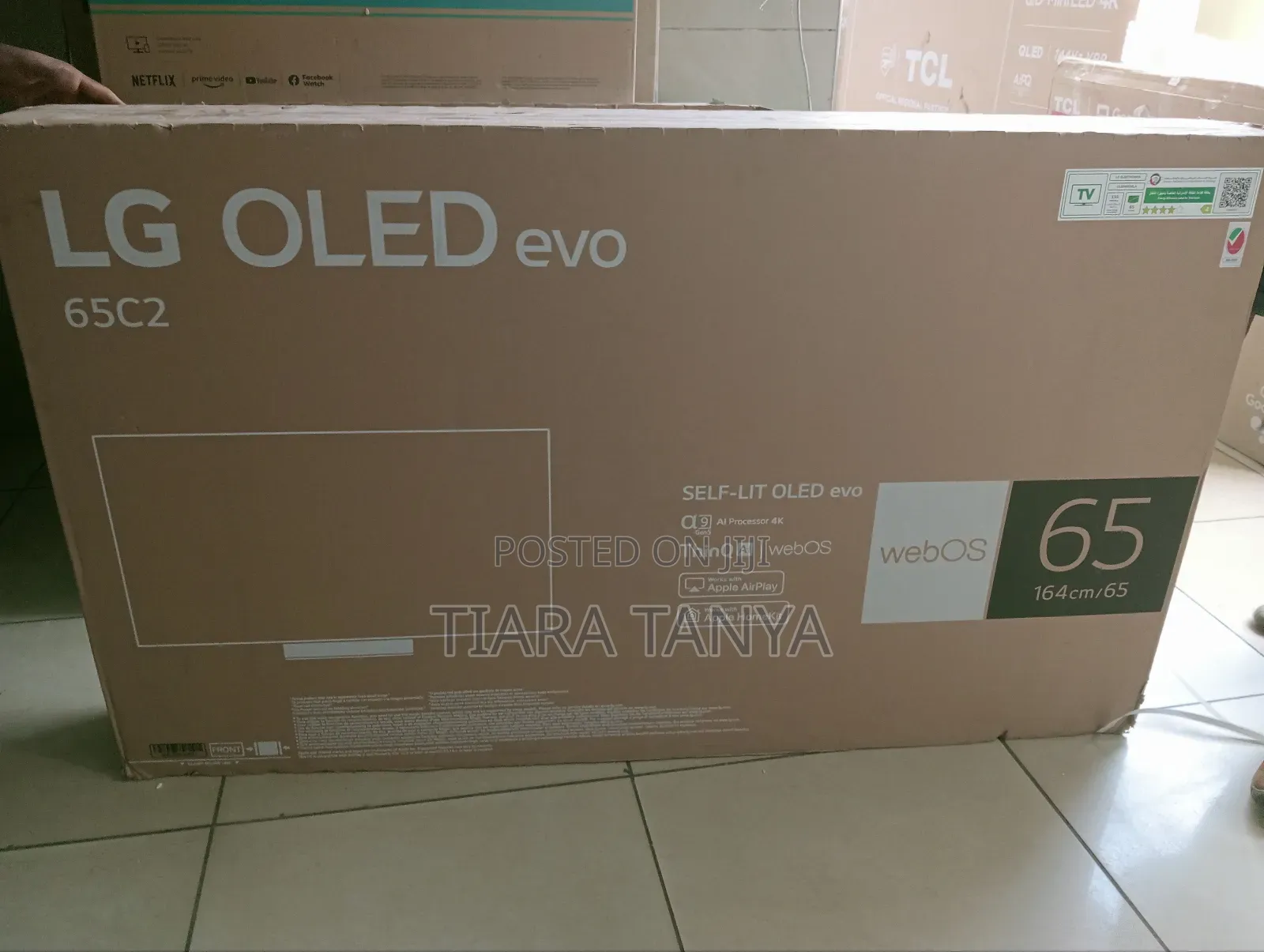 LG 65" Smart Oled C2 TV