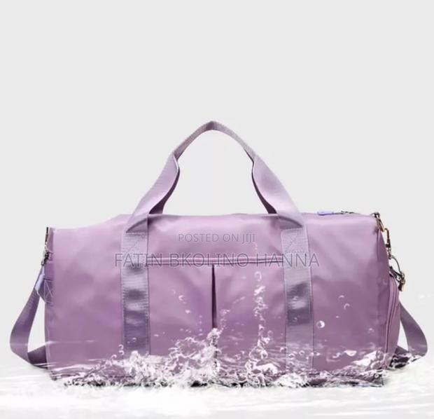 Purple Duffle Bag