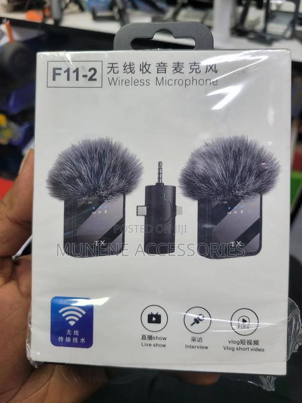 F11-2 3in1 Dual Microphone for USB C\iPhone Phone and Camera - thumbnail 8