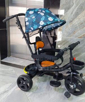 Kids Tricycle Bike With Canopy,: - thumbnail 2