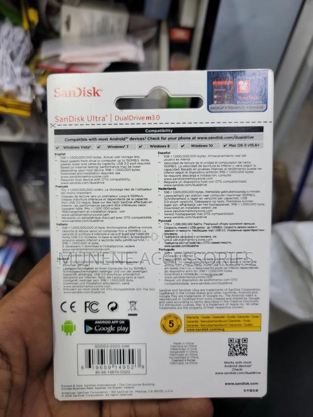 Sandisk 64gb Class 10 A1 Genuine Capacity Flash Drive Disc - thumbnail 2